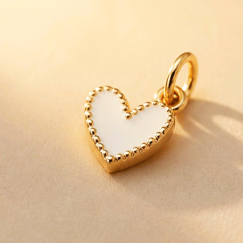 DIJE CORAZON JOLIE BLANCO
