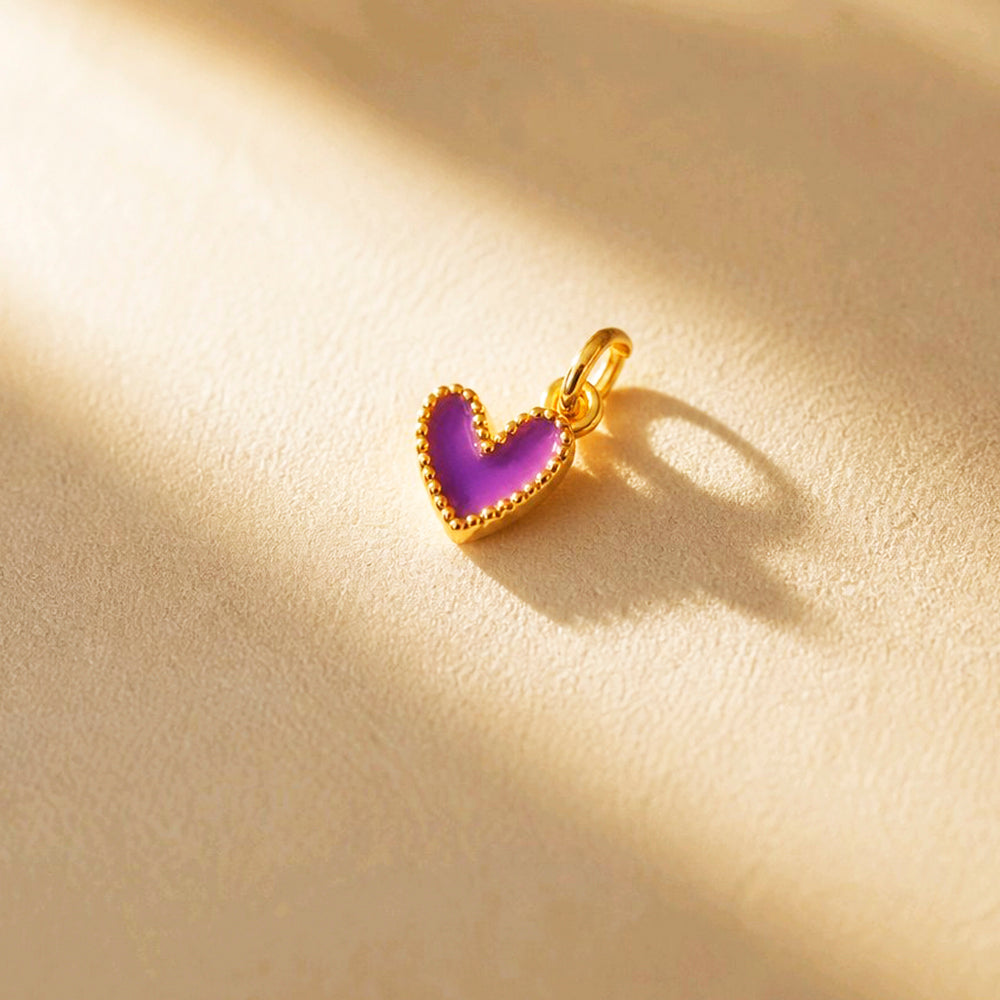 DIJE CORAZON JOLIE MORADO