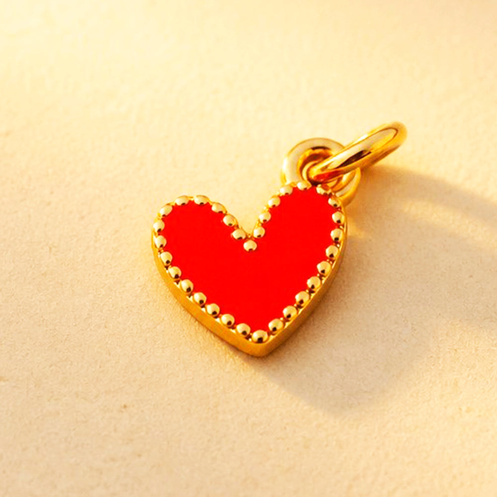 DIJE CORAZON JOLIE ROJO