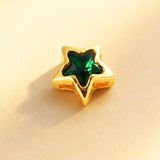 DIJE ESTRELLA SOLITAIRE VERDE