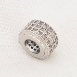 CHARM PANDOR ARO BRILLANTE PLATA