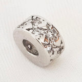 CHARM PANDOR ARO BRILLANTE PLATA