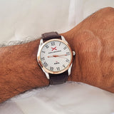 RELOJ HOMBRE BICOLOR NUEVA HISPANIDAD
