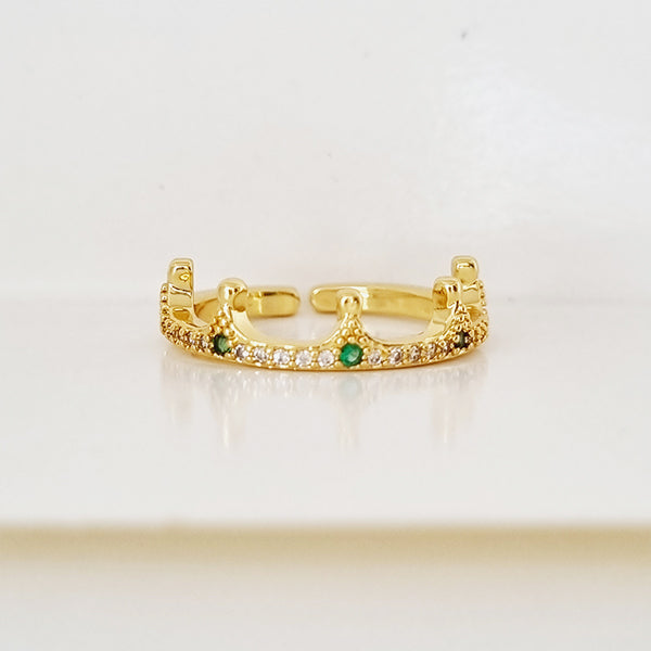 ANILLO CORONA VERDE