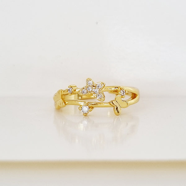 ANILLO MARIPOSA BRILLANTE