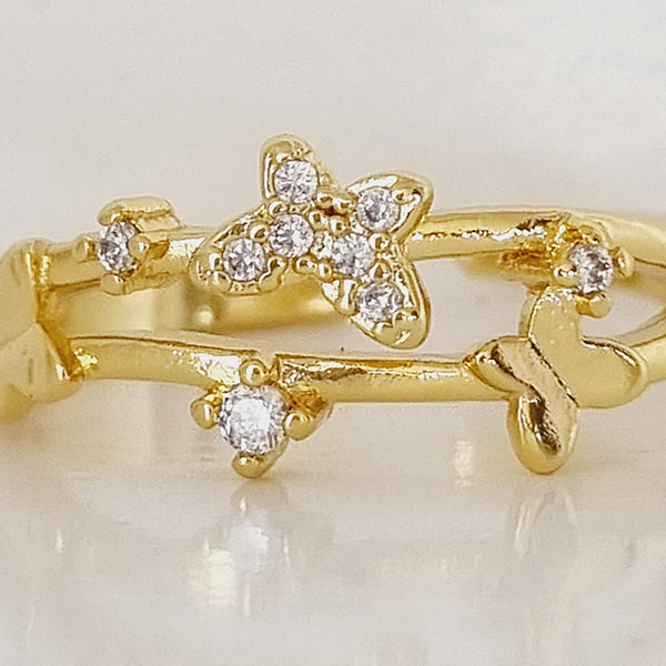 ANILLO MARIPOSA BRILLANTE