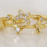ANILLO MARIPOSA BRILLANTE