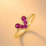 ANILLO AMORE FUCSIA