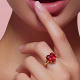 ANILLO CORA ROJO