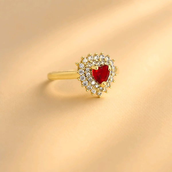 ANILLO FESTA ROJO RUBI