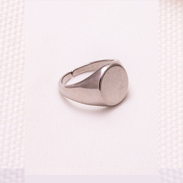 ANILLO SELLO PLATEADO
