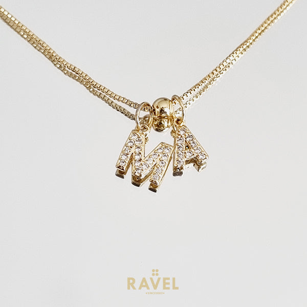 CADENA 2LETRAS BRILLANTES