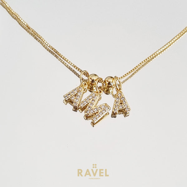 CADENA 3LETRAS BRILLANTES