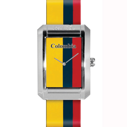 RELOJ COLOMBIA BANDERA