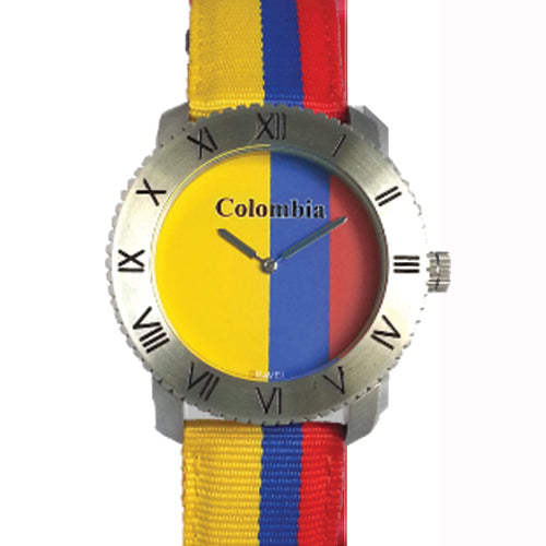 RELOJ COLOMBIA BANDERA