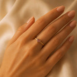 ANILLO CORAZON SOLITAIRE PALOROSA