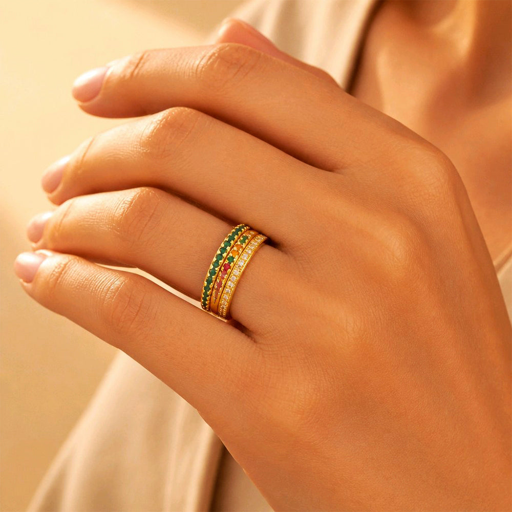 SET ANILLOS SORTIJAS IKONICA