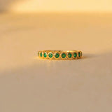 ANILLO SORTIJA IKONICA BOL VERDE