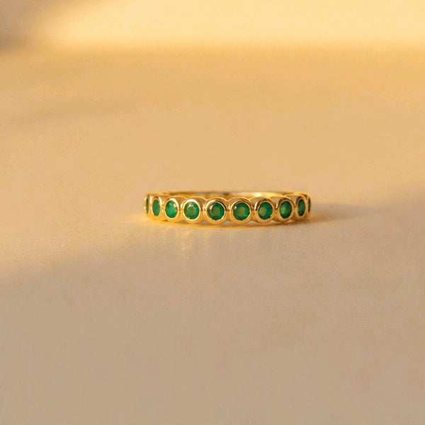 ANILLO SORTIJA IKONICA BOL VERDE